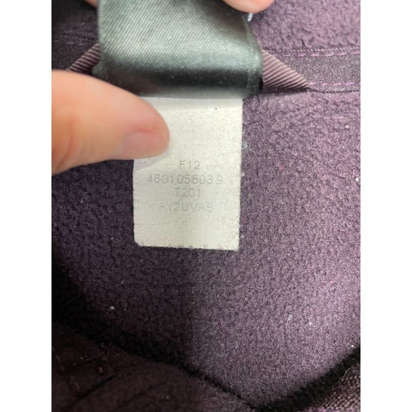 The North Face Small Khumbu Sweater Purple Fleece Zip Up Mock Neck Long Sleeve - Picture 11 of 13